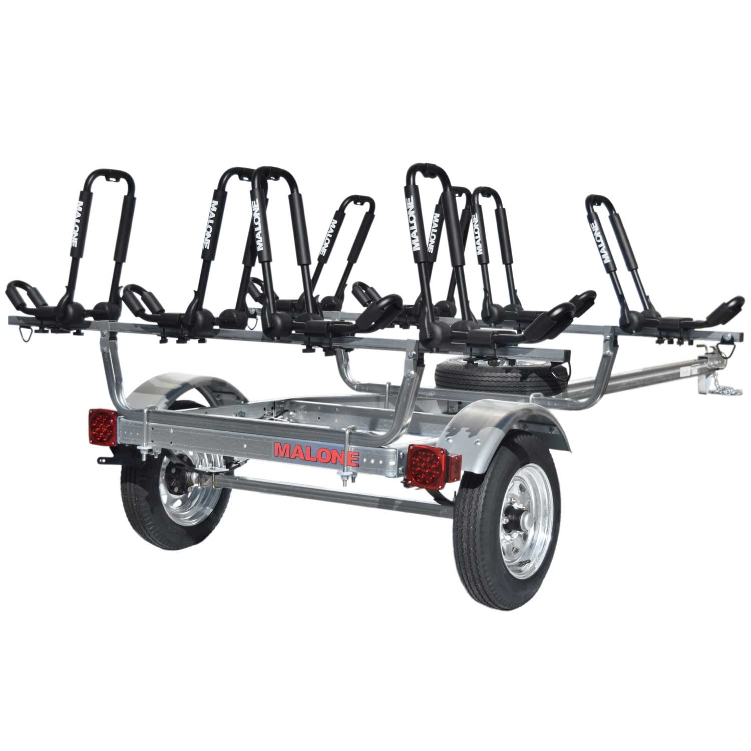 Malone Paket Trailer Kayak MicroSport 4-Boat FoldAway-J