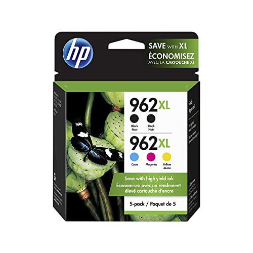 HP Kartrid Tinta 962Xl / 962Xl (6Za57an) (Cyan Magenta Kuning Hitam) Kemasan Ritel Isi 5