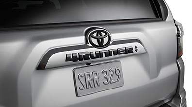 Genuine Toyota Parts Suku Cadang Asli - Emblem Black 4R...