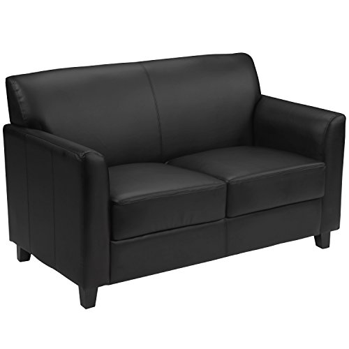 Flash Furniture Sofa Kulit Hitam