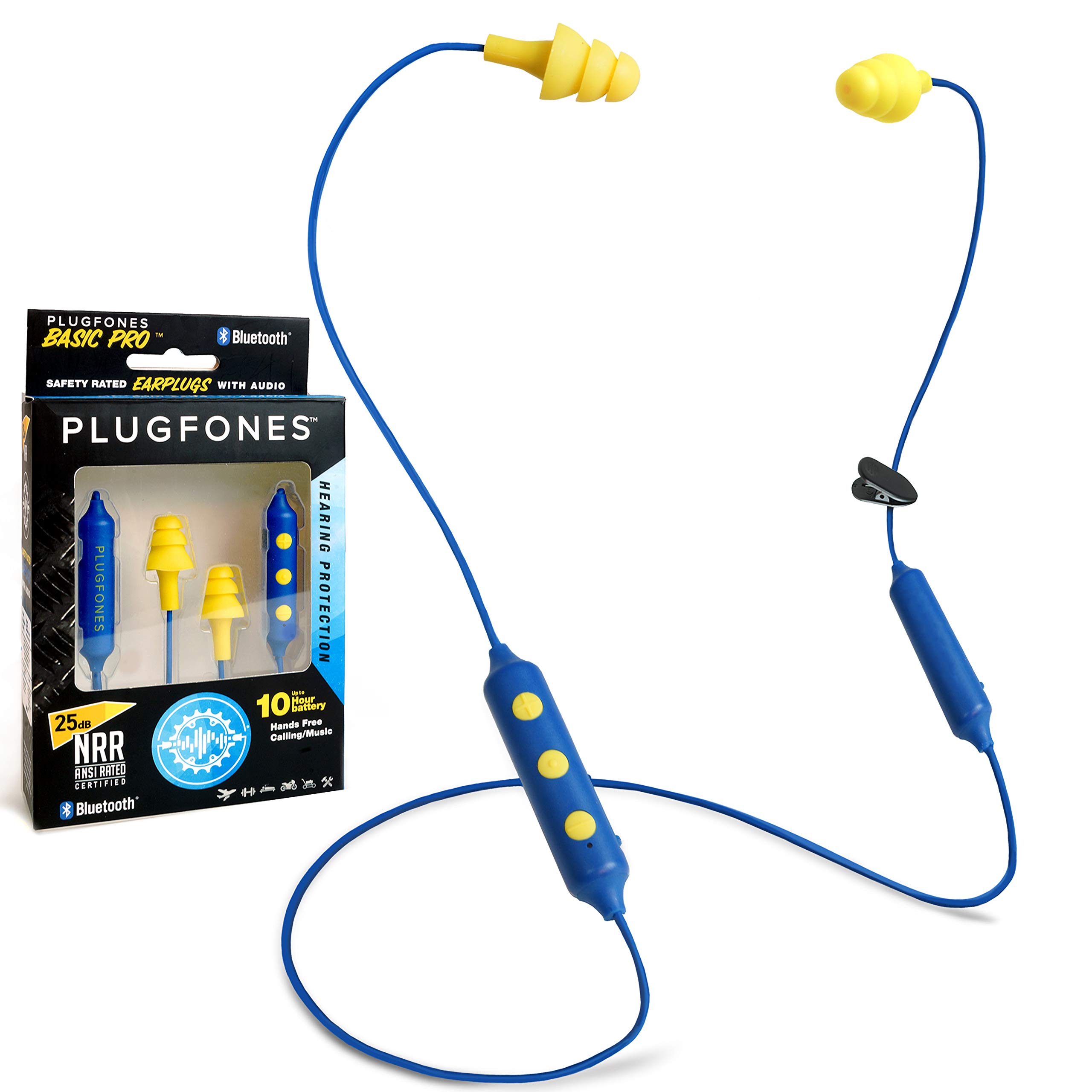 Plugfones Earbud In-Ear Nirkabel Bluetooth Basic Pro - ...