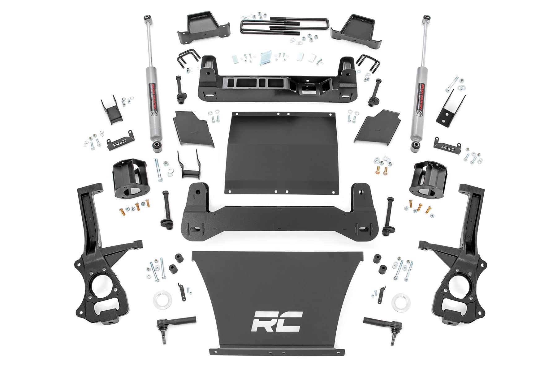 Rough Country Kit Pengangkat 4' untuk Chevy/GMC 1500 Tr...