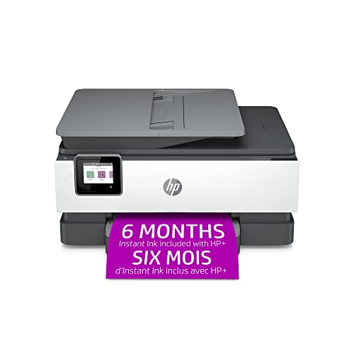 HP Printer All-in-One Warna Nirkabel OfficeJet Pro 8025...