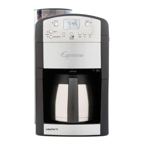 Capresso 465 CoffeeTeam TS Pembuat Kopi Digital 10-Cup ...