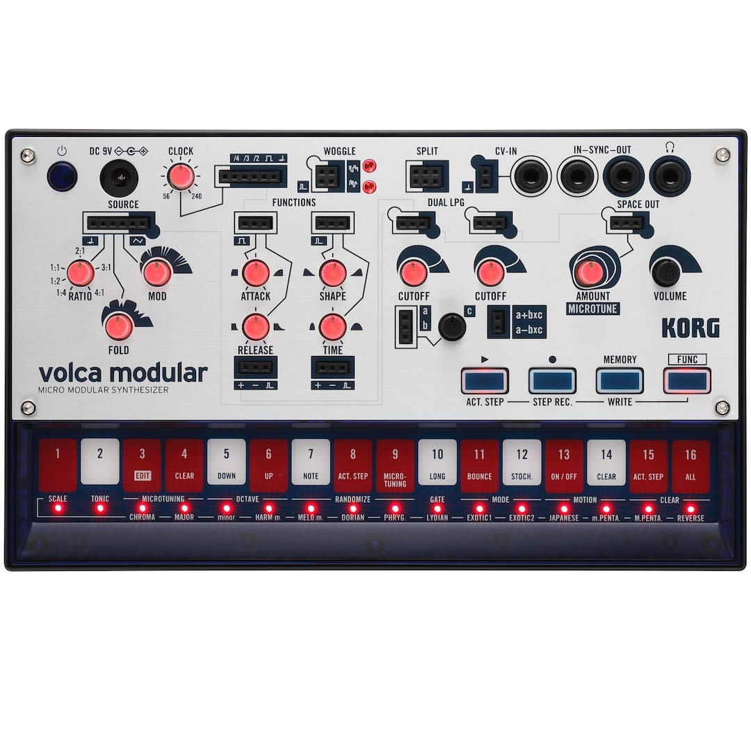 Korg Volca Modular Semi-Modular Synthesizer dengan Sequ...