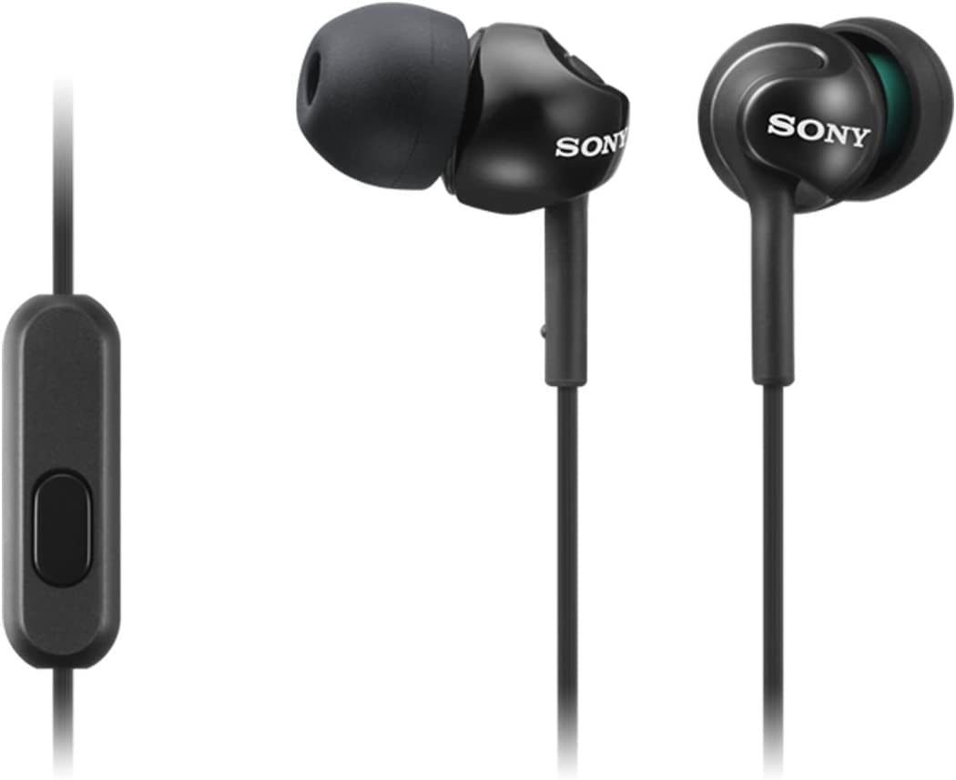 Sony Earphone Kabel Bass Dalam dengan Kontrol Ponsel Pi...