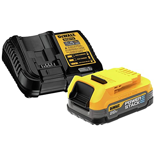 DEWALT Kit Pemula 20V MAX* dengan Baterai Kompak POWERS...