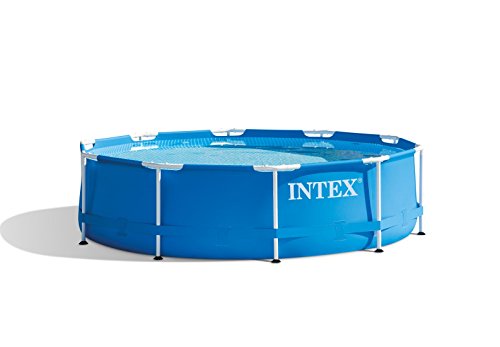 Intex Set Kolam Renang Atas Tanah Bingkai Logam