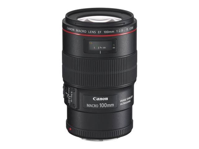 Canon Lensa Makro EF 100mm f/2.8L IS USM untuk Kamera S...