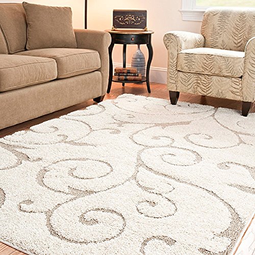 Safavieh Karpet Bulu Krem/Beige Ultimate (Persegi Panja...