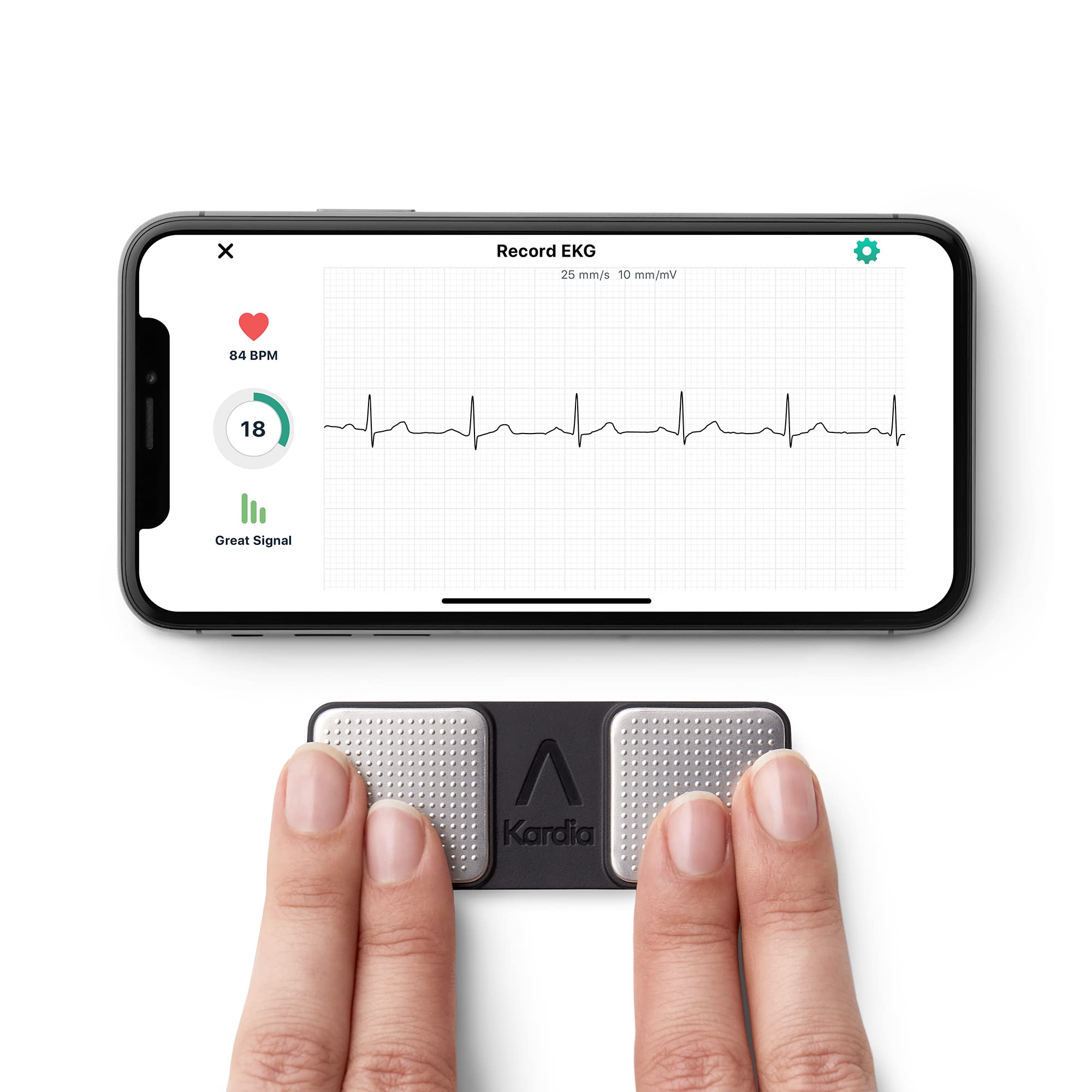 Alivecor Monitor EKG Pribadi 1-Lead KardiaMobile â Me...