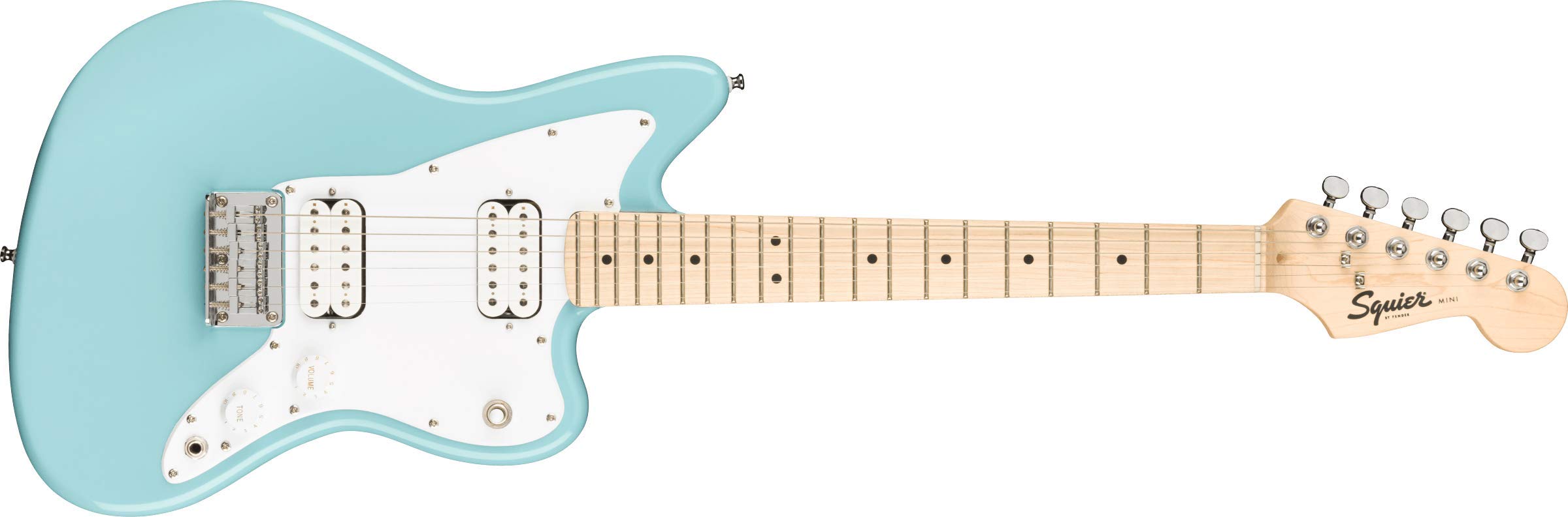 Squier Gitar Listrik Mini Jazzmaster HH - Daphne Blue d...