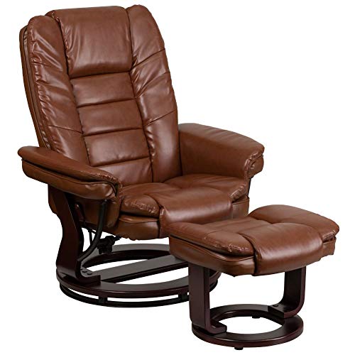 Flash Furniture Kursi Recliner Multi-Posisi Kontemporer...