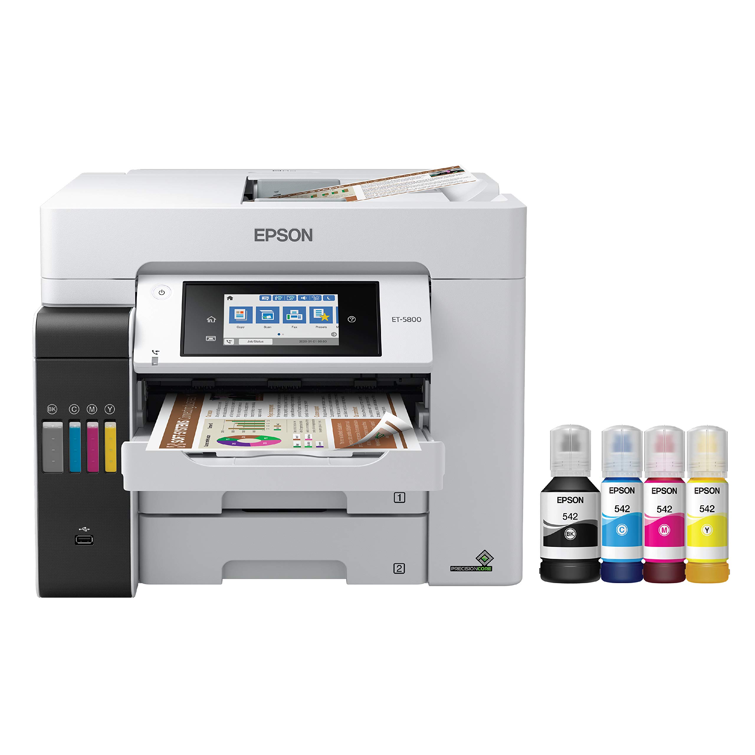 Epson Printer Supertank All-in-One Warna Nirkabel EcoTa...