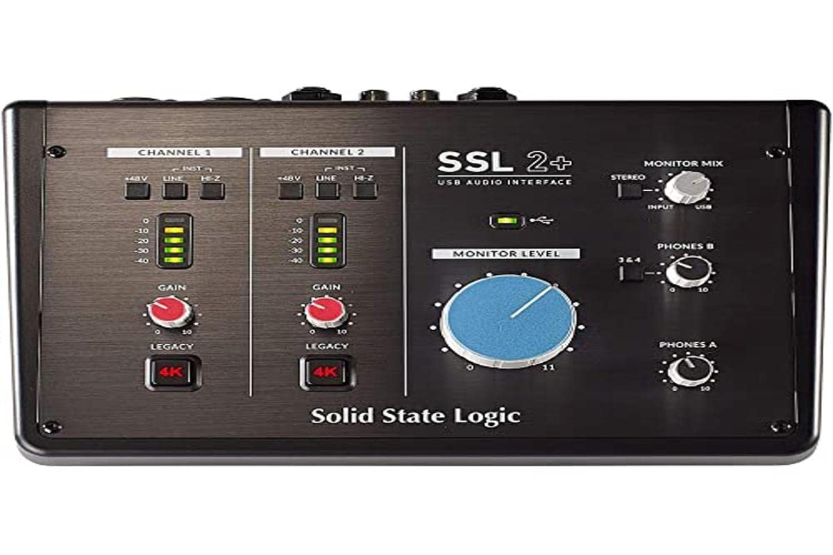 SSL Antarmuka Audio USB-C 2-In/4-Out 2+