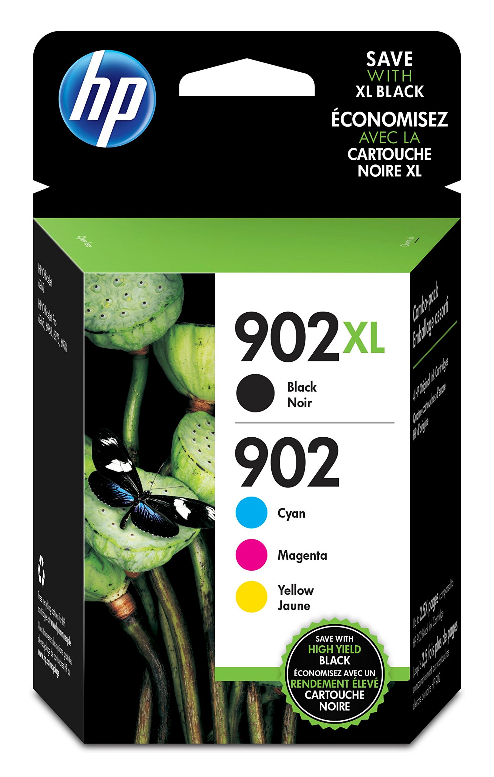 HP Kartrid Tinta 902 / 902Xl (T0a39an) (Cyan Magenta Ku...