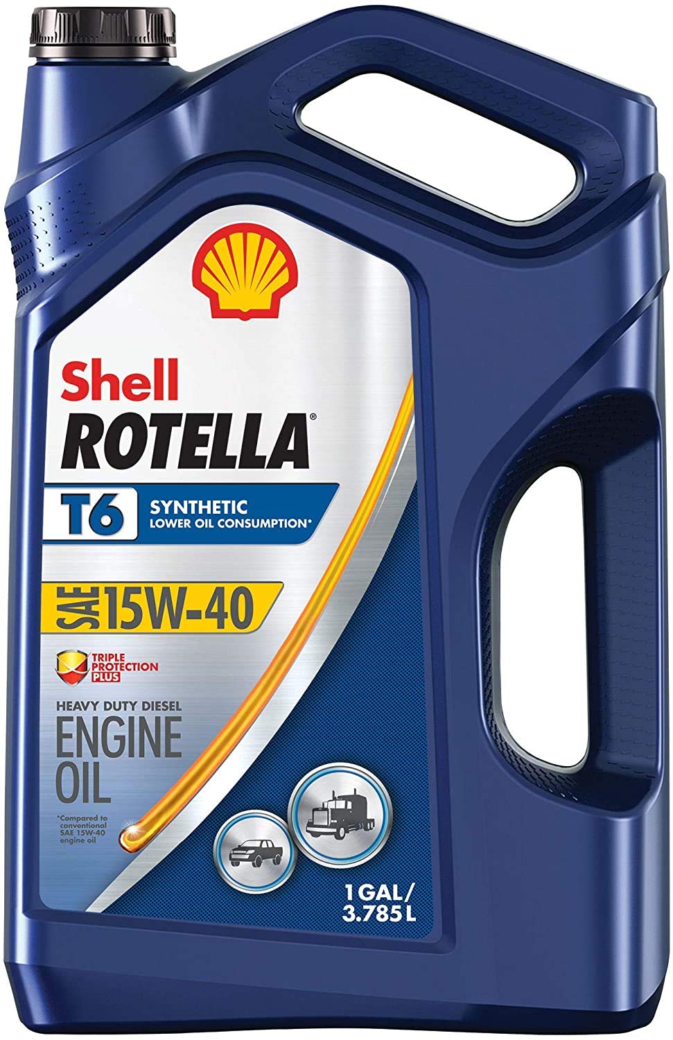 Shell Rotella Oli Mesin Diesel Sintetis Penuh T6