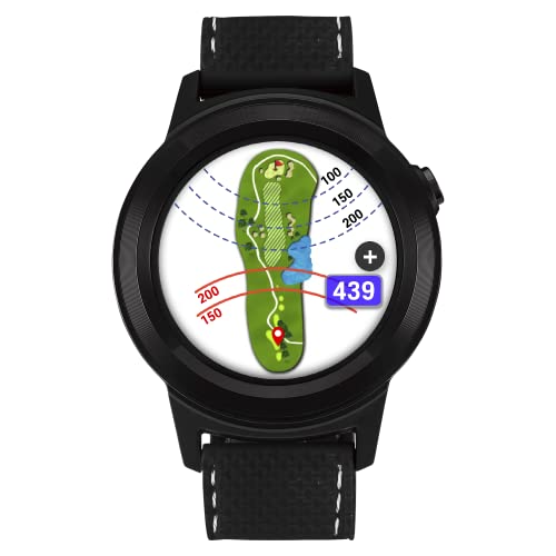 Golf Buddy Aim W11 Golf GPS Watch, Premium Full Color Touchscreen, Preloaded with 40,000 Worldwide Courses, Easy-to-use Golf Watches