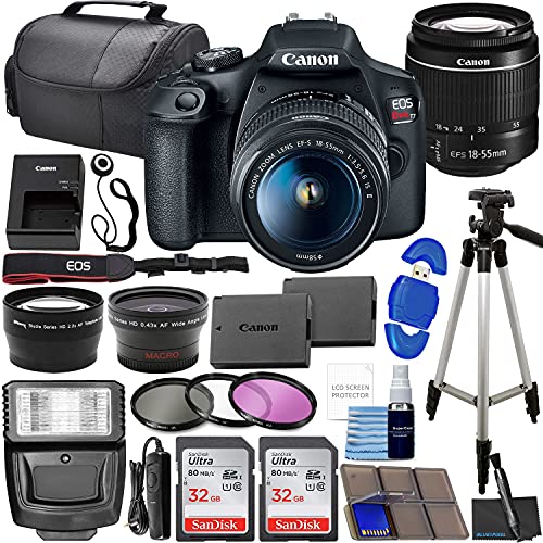 Canon Paket Kamera DSLR EOS Rebel T7 dengan Lensa EF-S ...