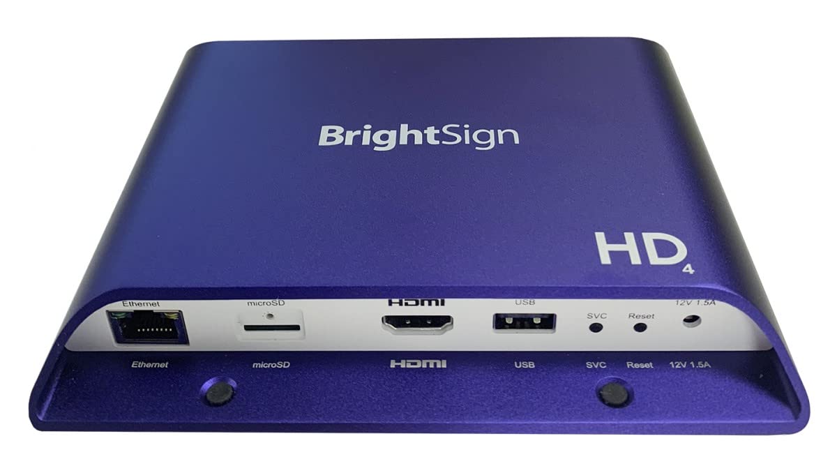 BrightSign HD1024 | Pemutar HTML5 I/O Full HD yang Dipe...