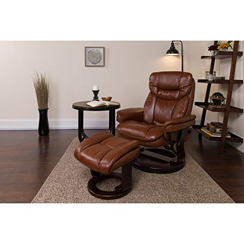 Flash Furniture Kursi Recliner Multi-Posisi Kontemporer...