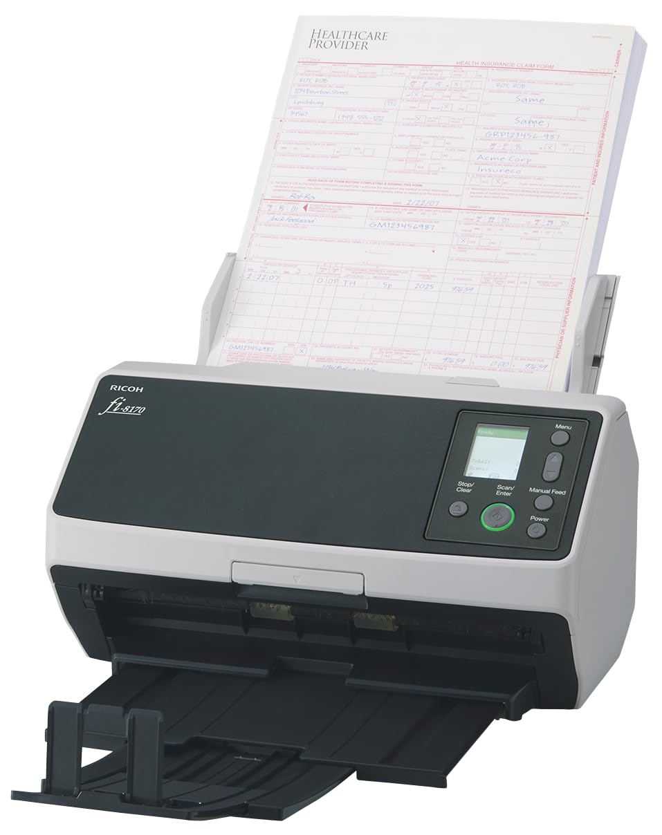 FUJITSU Paket Premium RICOH fi-8170 Pemindai Dokumen Pr...