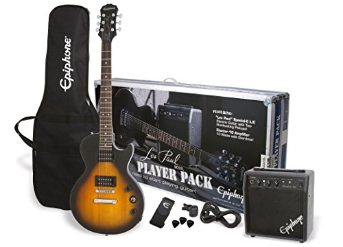 Epiphone Paket Pemain Gitar Listrik Les Paul (Vintage Sunburst)