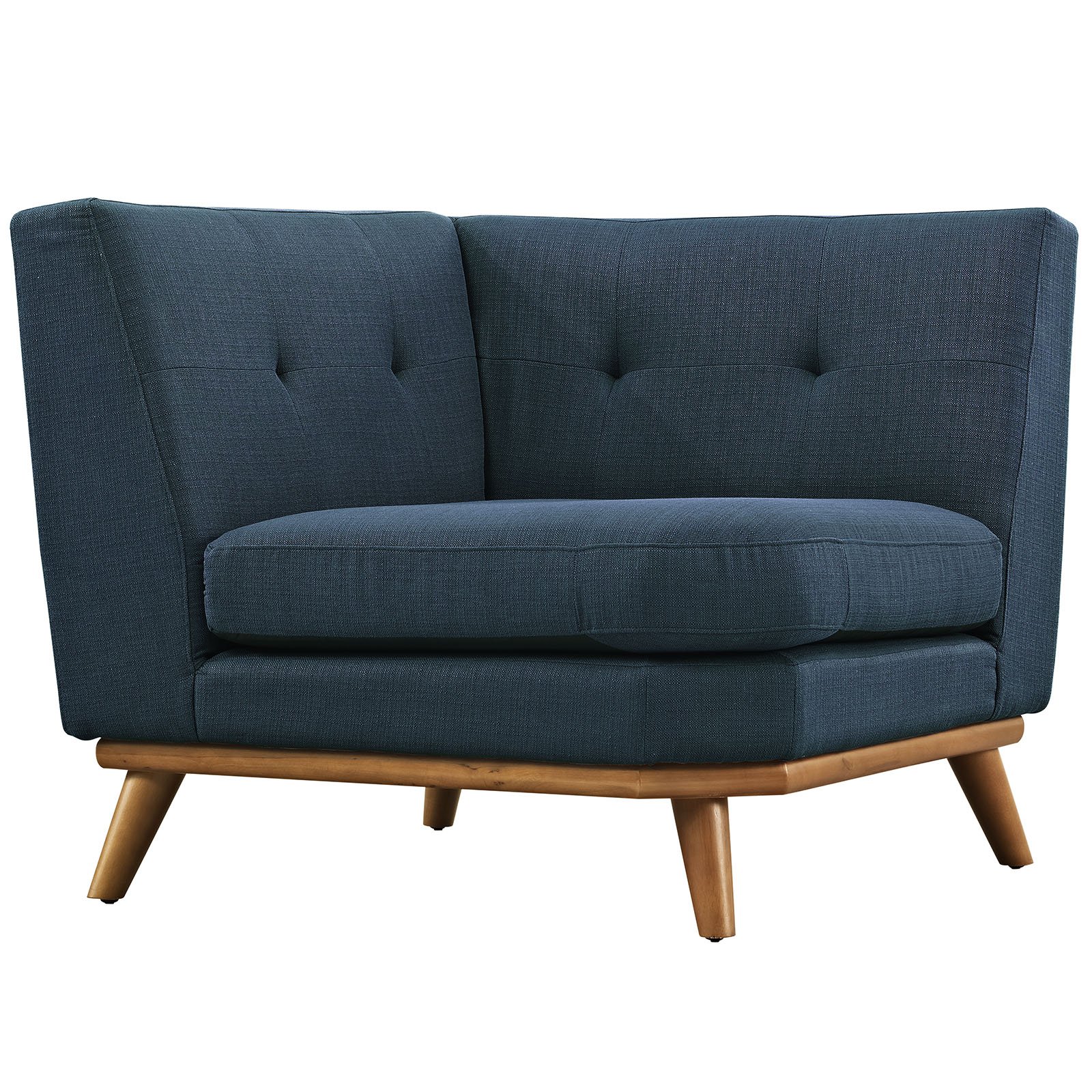 Modway Engage Sofa Berbentuk L Berlapis Kain Modern Aba...