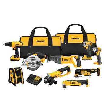 DEWALT Kit Kombo 9 Alat  DCK940D2 20V MAX Lithium Ion