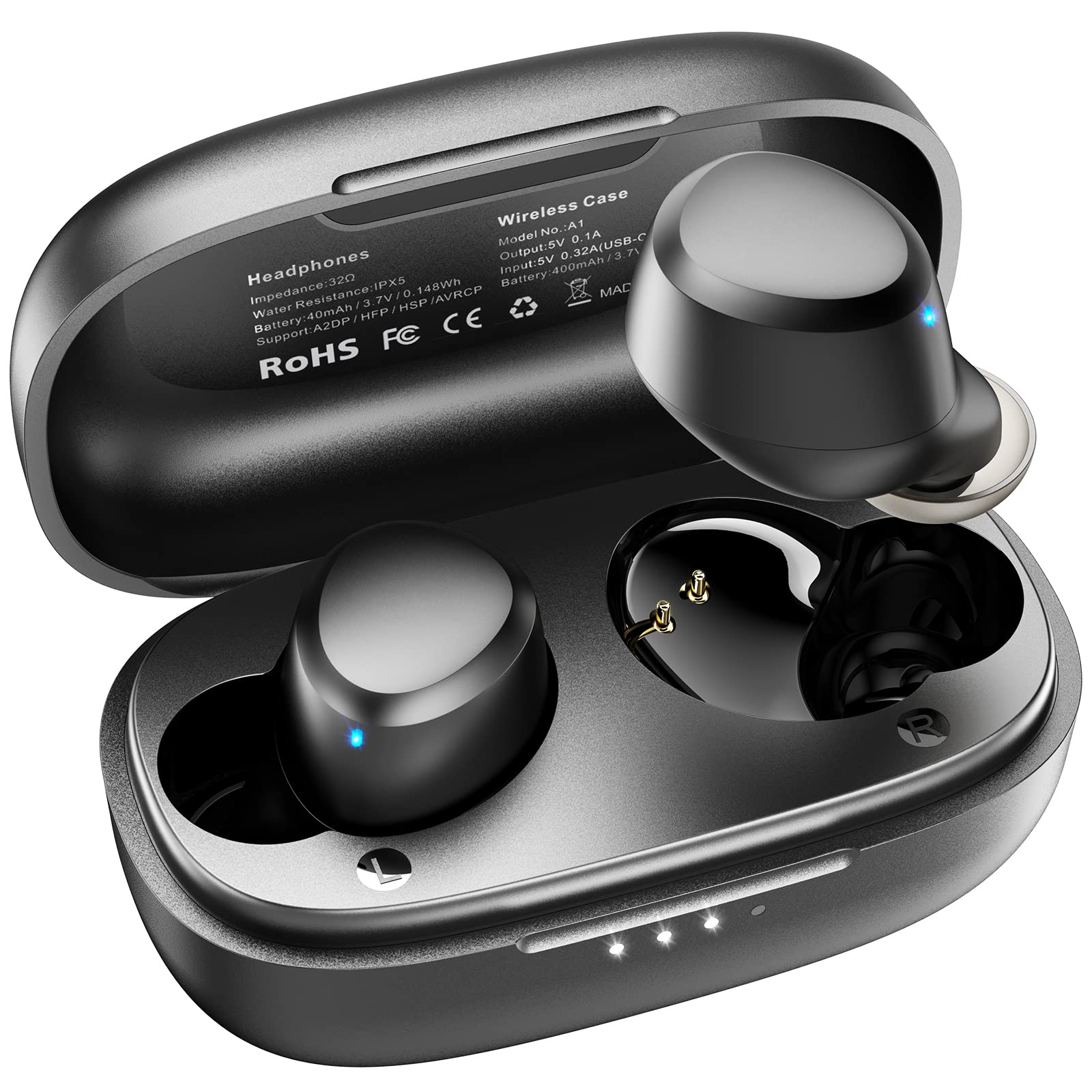 TOZO A1 Mini Wireless Earbuds Bluetooth 5.3 in E...