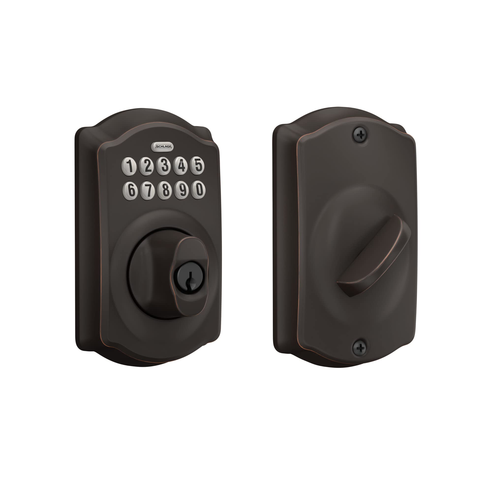 Schlage BE365 V CAM 716 Camelot Tombol Pengunci Mati