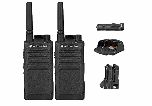 Motorola 2 Pack of  RMU2040 Business Two-Way Radio 2 Watts/4 Channels Military Spec 20 Floor Range