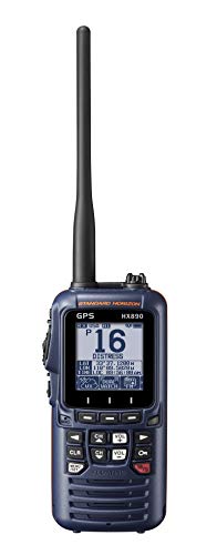 Standard Horizon HX890 Radio Genggam VHF Biru Do...