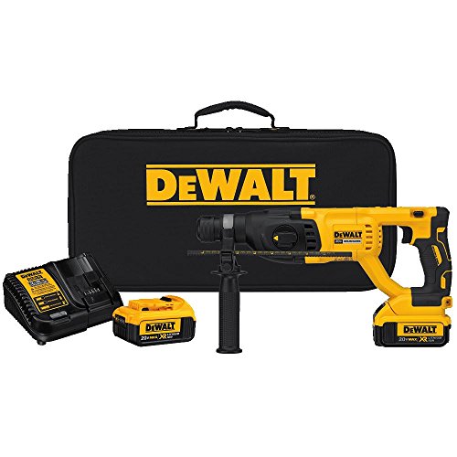 DEWALT Kit palu putar tanpa sikat DCH133M2 20V Max XR 1...