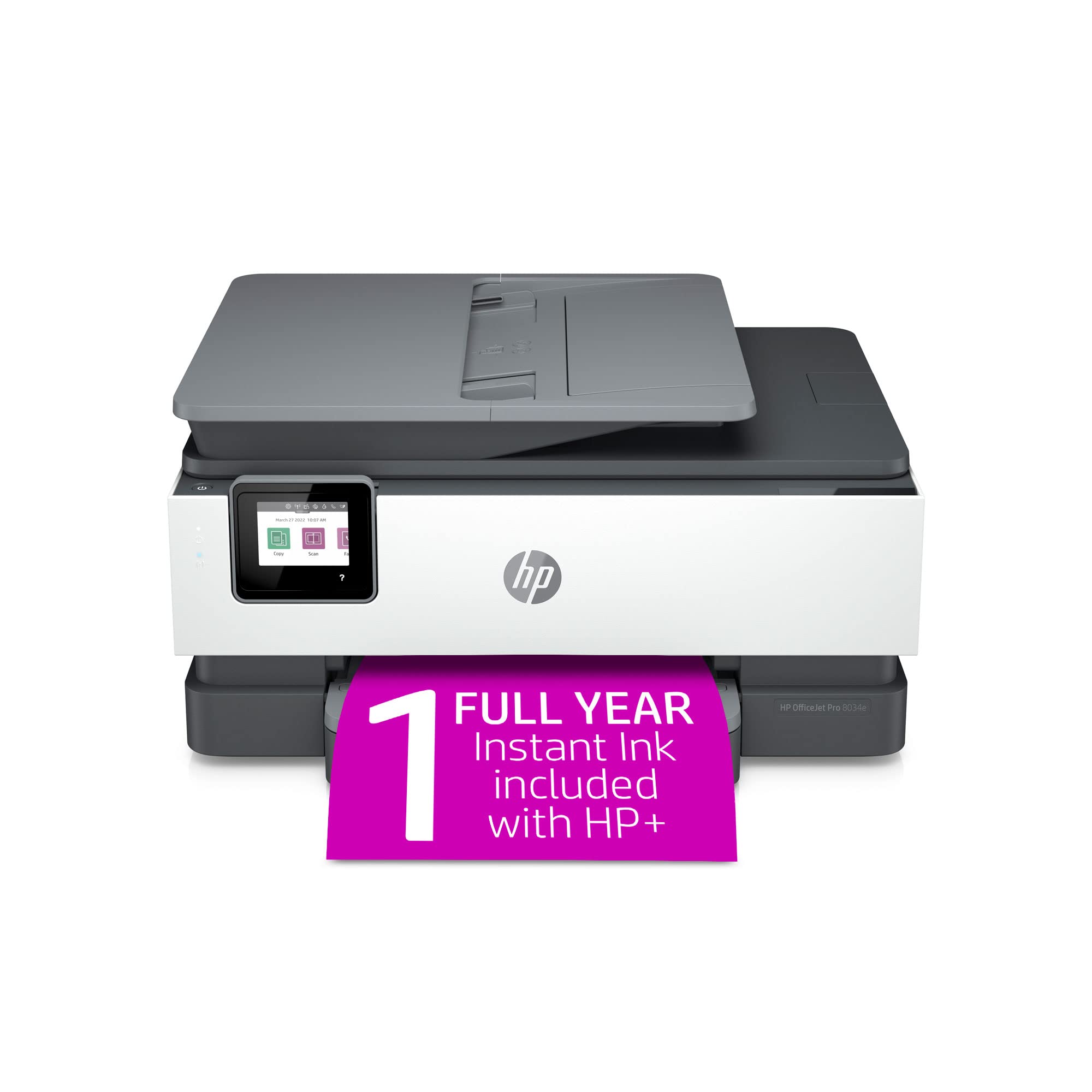 HP Printer Serbaguna Warna Nirkabel OfficeJet Pro 8034e...