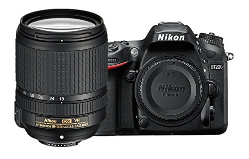 Nikon D7200 DX-Format DSLR mit 18-140 mm VR-Obje...