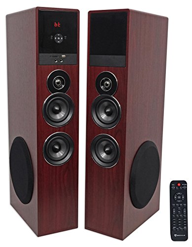 Rockville Speaker Menara Home Theater Bertenaga Cherry ...