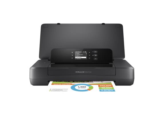 HP Printer Portabel  OfficeJet 200 dengan Pencetakan Ni...