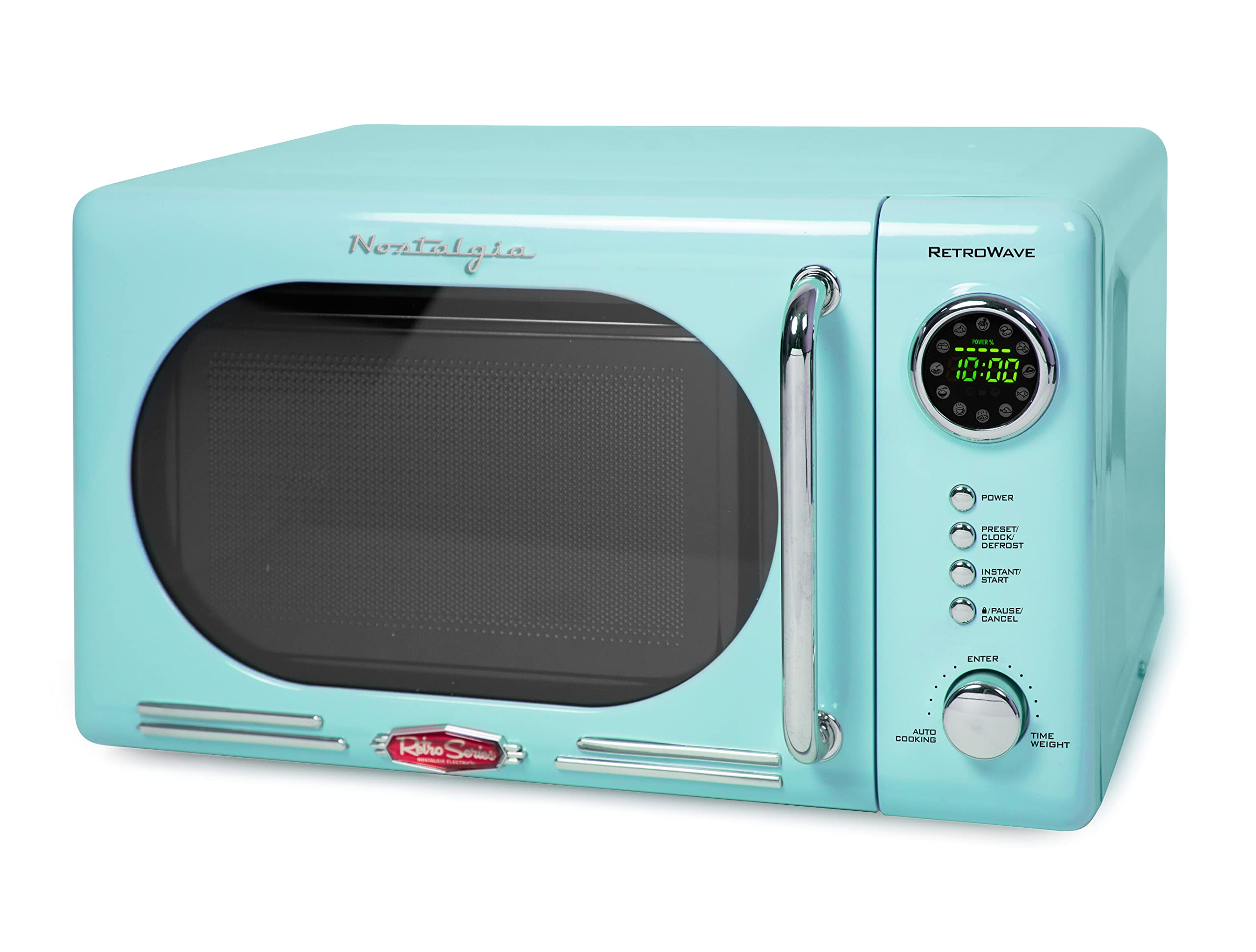 Nostalgia Oven Microwave Meja Kompak Retro