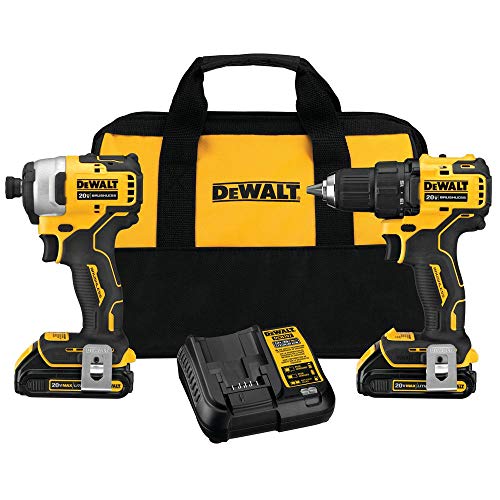 DEWALT DCK278C2 ATOMIC 20-Volt MAX Lithium-Ion Brushles...