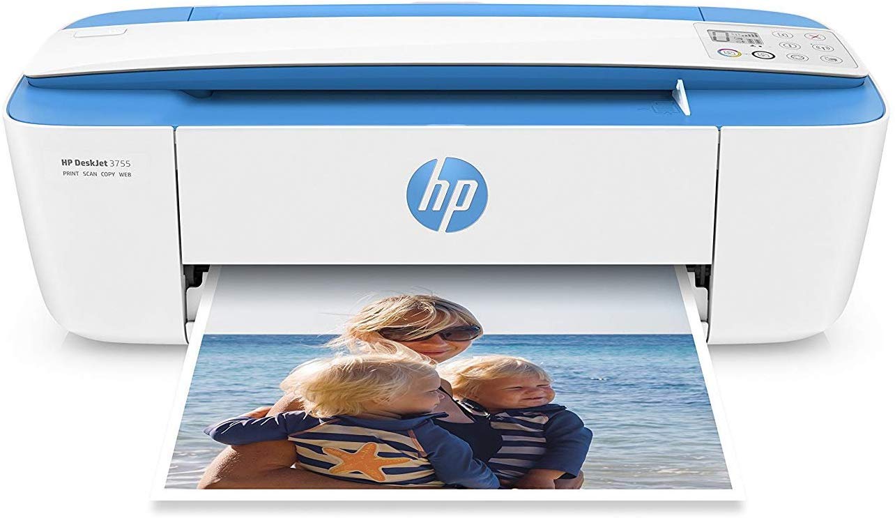 HP Printer Nirkabel Serbaguna DeskJet 3755 yang Ringkas