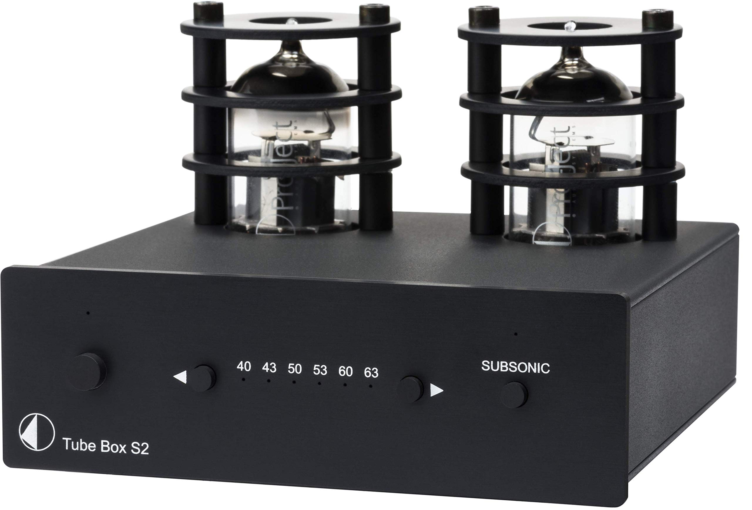 Pro-Ject Preamplifier Phono Tube Box S2 (Hitam)