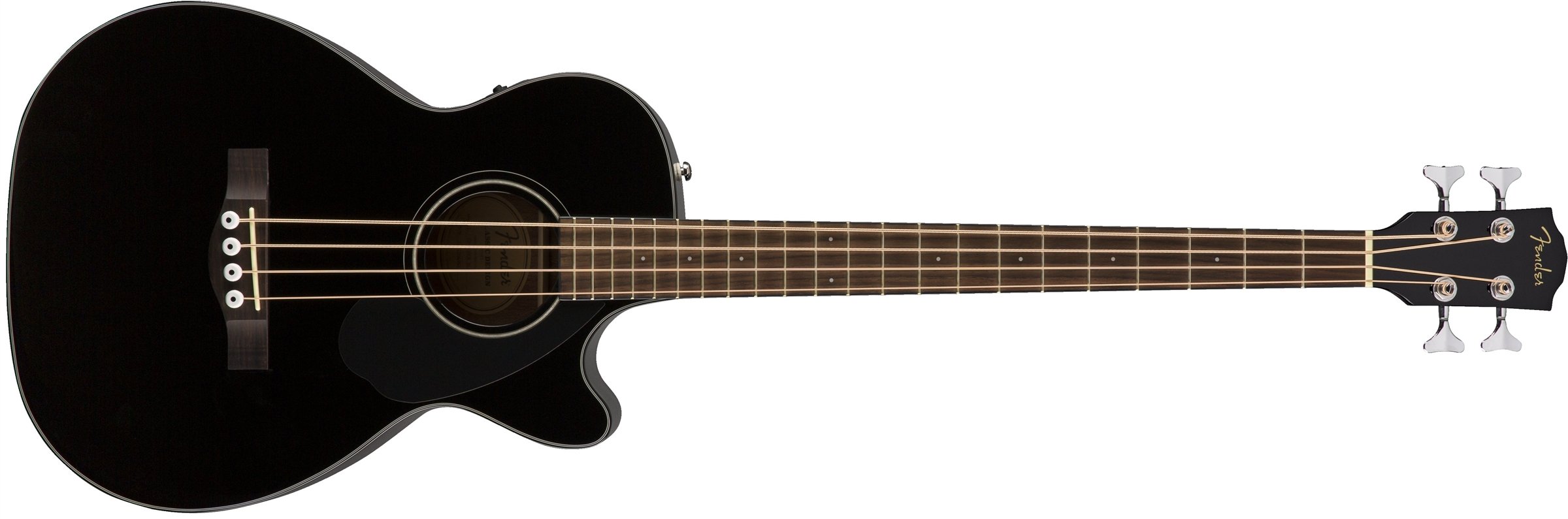 Fender Gitar Bass Akustik CB-60SCE - Hitam