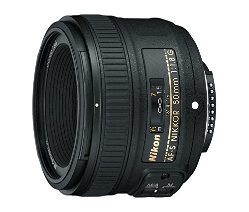 Nikon Lensa AF-S FX NIKKOR 50mm f/1.8G dengan Fokus Oto...