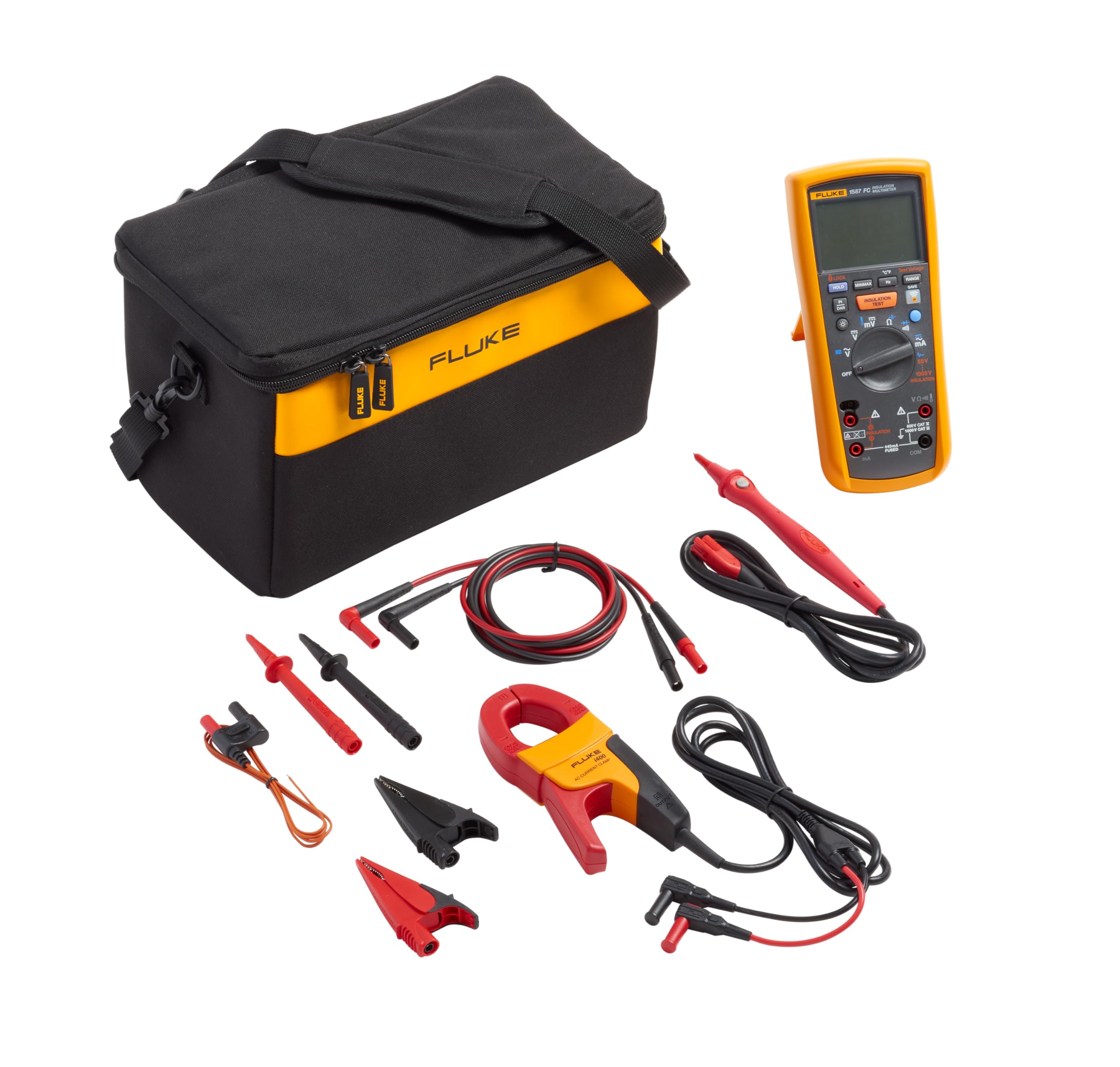 Fluke 1587/I400 FC 2-In-1 Multimeter Isolasi Den...