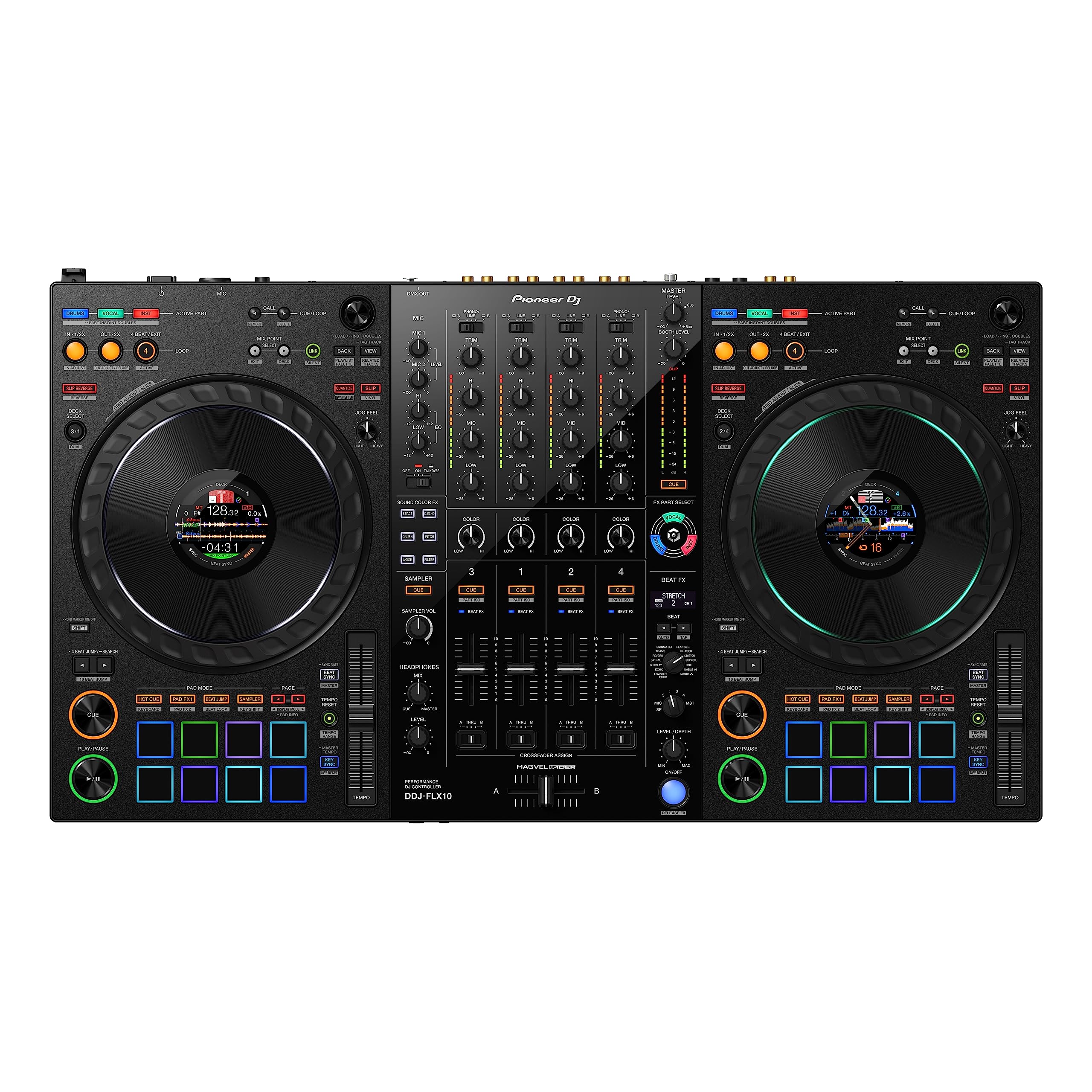 Pioneer DJ Kontroler DJ 4-dek DDJ-FLX10