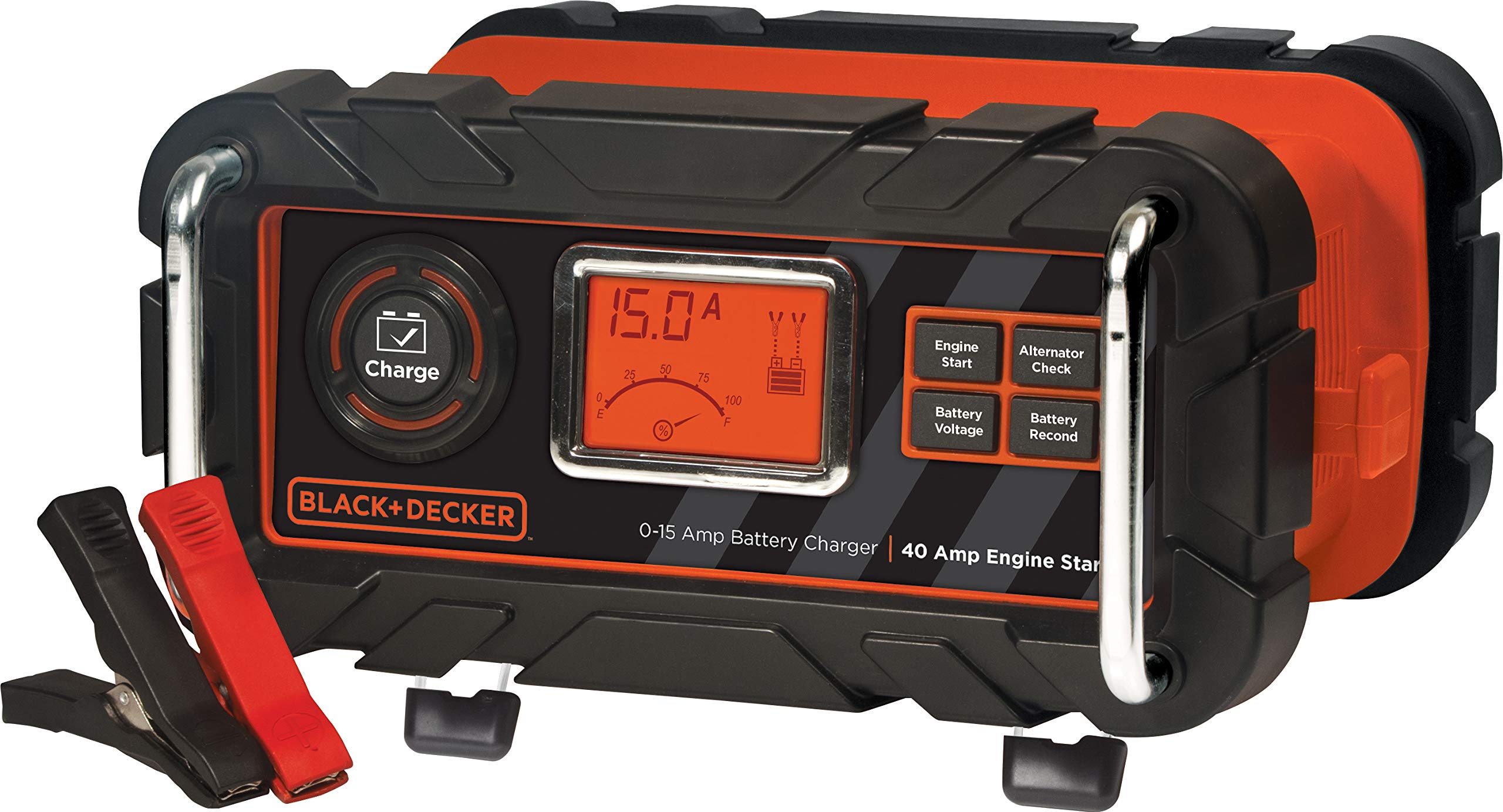 BLACK+DECKER Pengisi Daya Baterai Bangku BC15BD 15 Amp ...