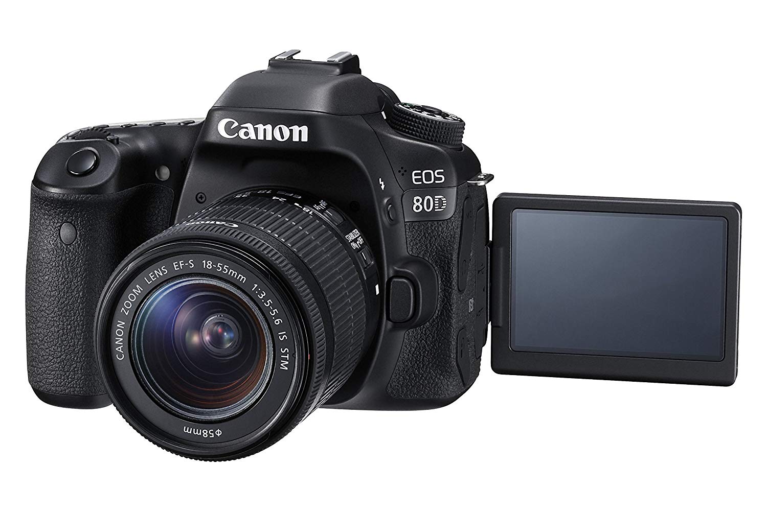 Canon Kit SLR Digital EOS 80D dengan Lensa EF-S 18-55mm...