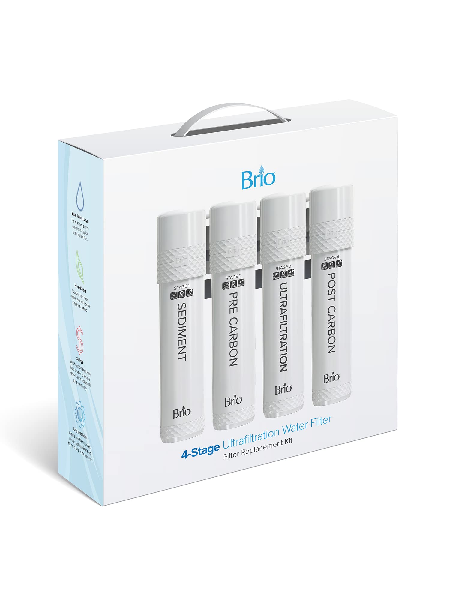 Brio Kit Penggantian Filter 4 Tahap untuk Dispenser Pen...