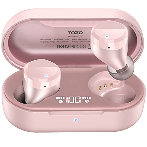 TOZO T12 Wireless Earbuds Bluetooth Headphones P...